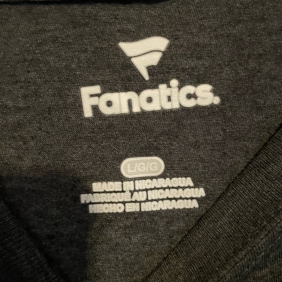 Fanatics Gray and Red Atlanta Falcons Short Sleeve Tee size Large - Picture 3 of 4